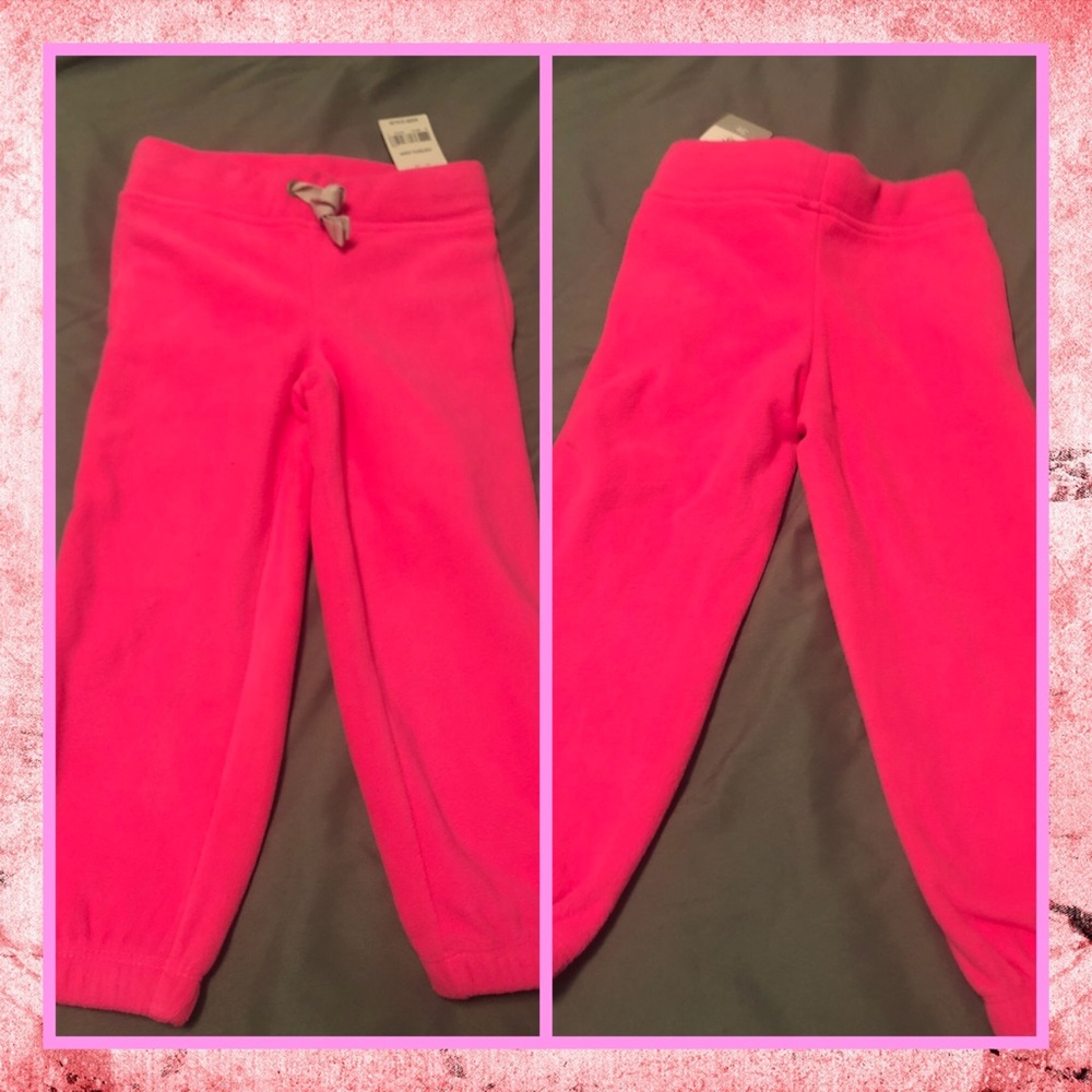 Carters - Pink Fleece Pants